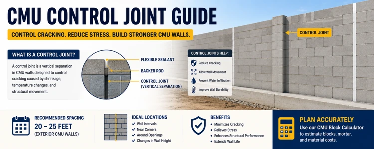 CMU Control Joint Guide