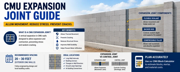 CMU Expansion Joint Guide