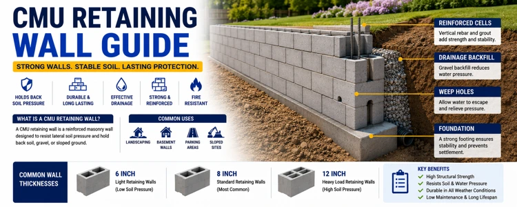 CMU Retaining Wall Guide