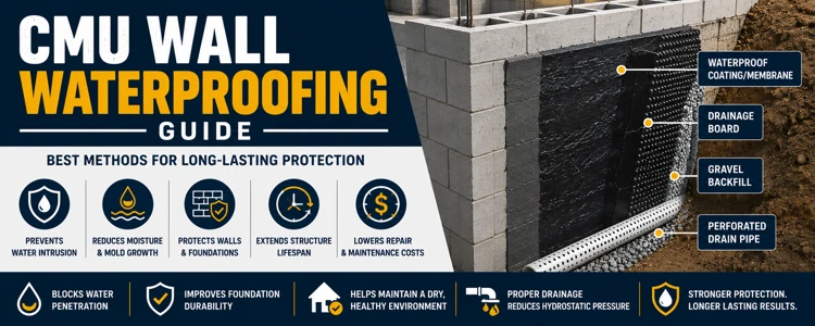 CMU Wall Waterproofing Guide