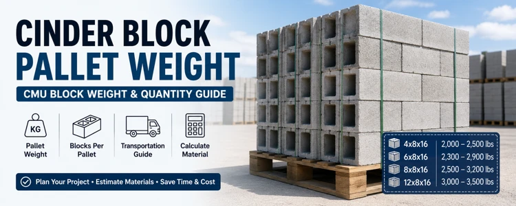 Cinder Block Pallet Weight Guide