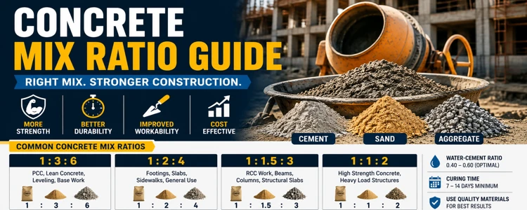 Concrete Mix Ratio Guide for Construction
