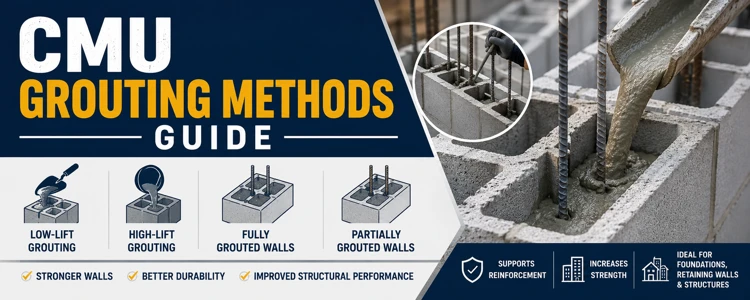 CMU Grouting Methods Guide