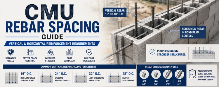 CMU Rebar Spacing Guide