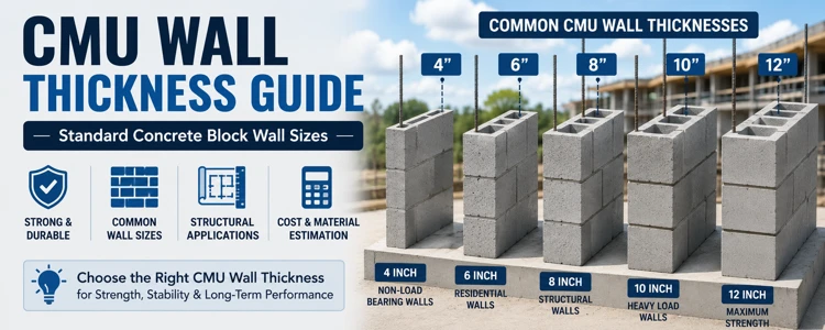 CMU Wall Thickness Guide
