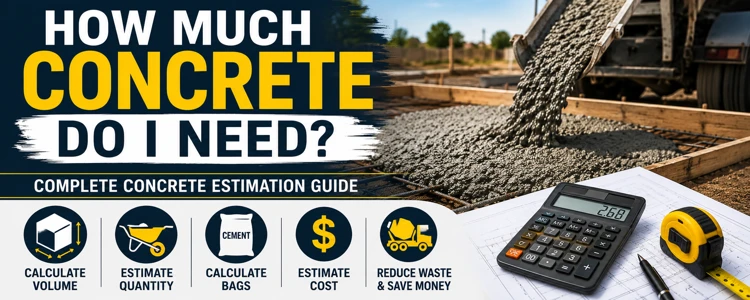 How Much Concrete Do I Need? Complete Concrete Estimation Guide