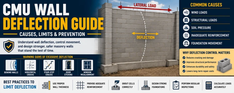 CMU Wall Deflection Guide