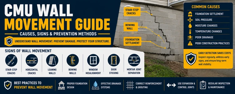 CMU Wall Movement Guide