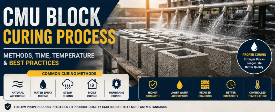 CMU Block Curing Process: Methods, Time, Temperature & Best Practices