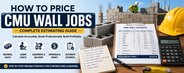 How to Price CMU Wall Jobs
