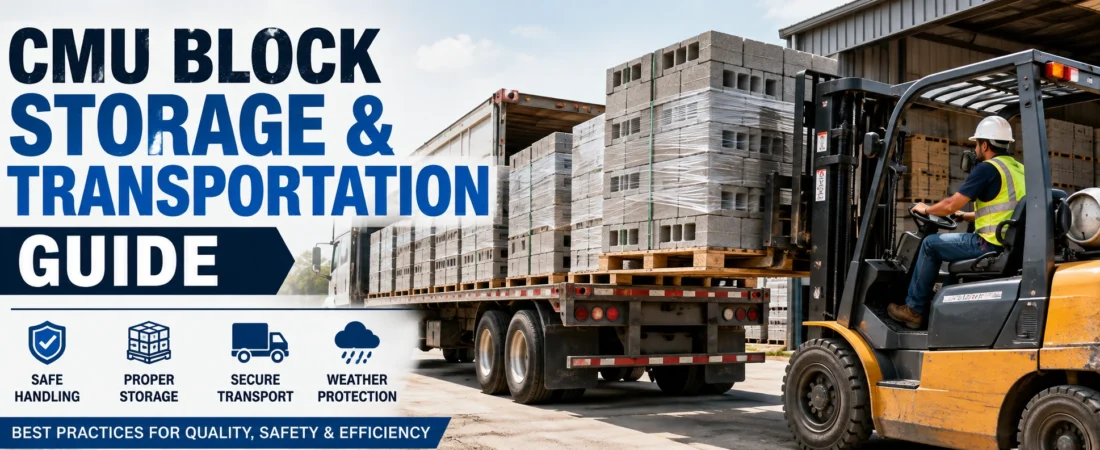 CMU Block Storage & Transportation Guide: Best Practices for Safe Handling and Delivery