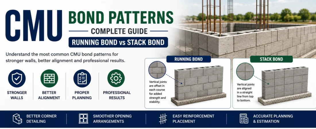 CMU Block Bond Patterns Guide