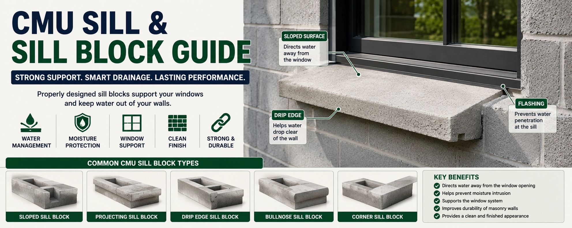 CMU Sill & Sill Block Guide