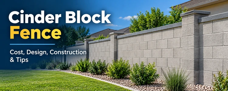 Cinder Block Fence: Cost, Height, Footing & Design Guide